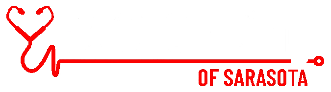 Doctor Ding of Sarasota White Logo.